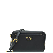 Christian Dior Black Caro Double Pouch Camera Bag