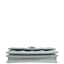 Christian Dior Iridescent Metallic Silver My Dior Cannage Mini Bag