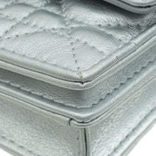Christian Dior Iridescent Metallic Silver My Dior Cannage Mini Bag