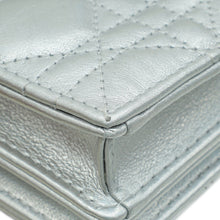 Christian Dior Iridescent Metallic Silver My Dior Cannage Mini Bag