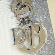 Christian Dior White Ombre Lizard Lady Dior Small Bag