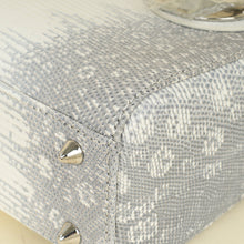 Christian Dior White Ombre Lizard Lady Dior Small Bag