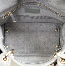 Christian Dior Gray Lady D-Lite Medium Bag
