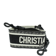 Christian Dior Bicolor Christian Dior Paris Embroidery Shoulder Strap