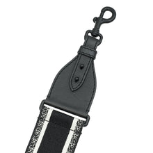 Christian Dior Bicolor Christian Dior Paris Embroidery Shoulder Strap