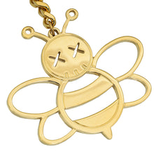 Christian Dior Gold x KAWS Brass Bee Charm Key Ring