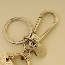 Christian Dior Gold Lady Dior Keychain Bag Charm