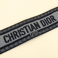 Christian Dior Bicolor Christian Dior' Embroidery Shoulder Strap