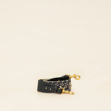 Christian Dior Navy Blue Signature Dior Vintage Oblique Medallion Bag Strap
