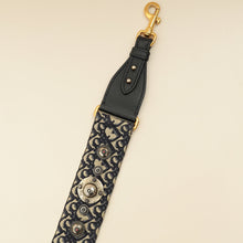 Christian Dior Navy Blue Signature Dior Vintage Oblique Medallion Bag Strap