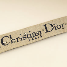 Christian Dior Navy Blue Signature Dior Vintage Oblique Medallion Bag Strap