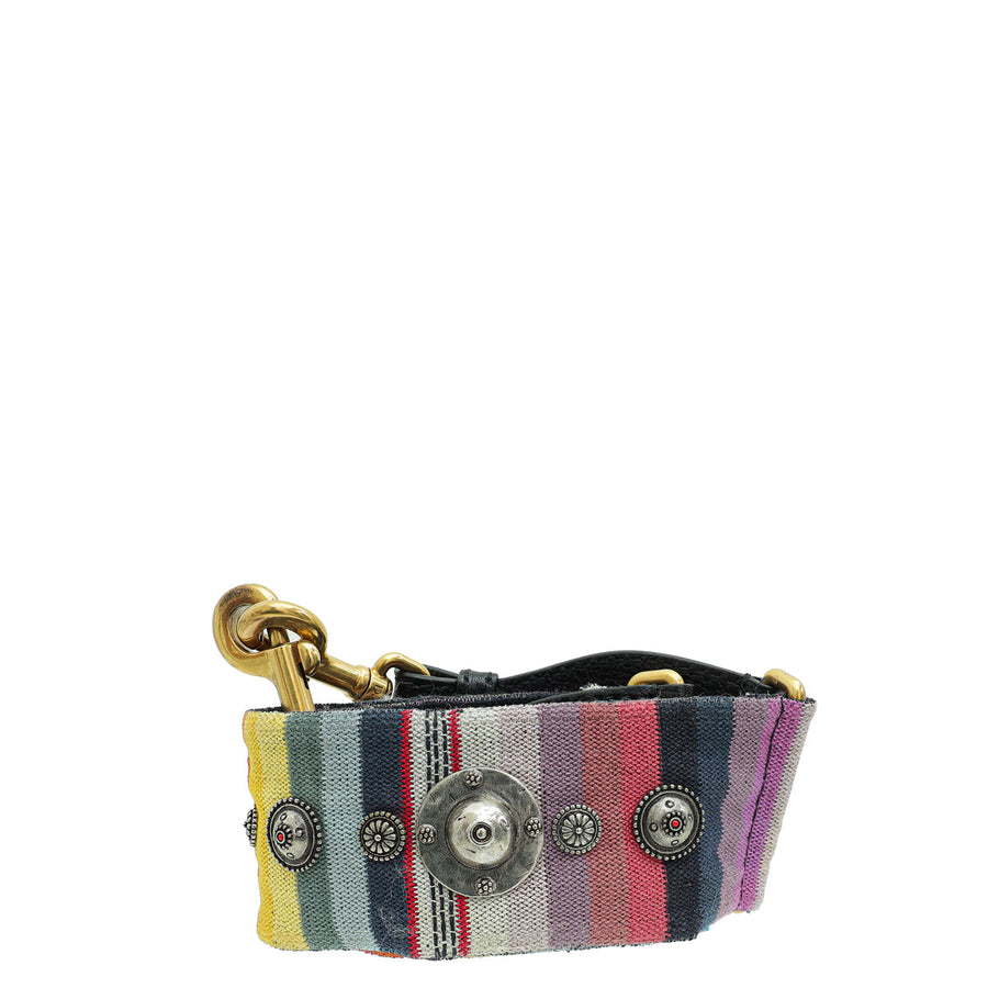 Christian Dior Multicolor Medallion Bag Strap