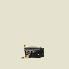 Christian Dior Bicolor Logo Embroidery Shoulder Strap