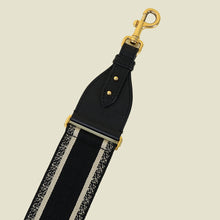 Christian Dior Bicolor Logo Embroidery Shoulder Strap