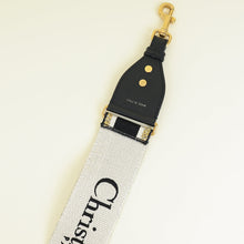 Christian Dior Bicolor Embroidery Shoulder Strap