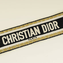 Christian Dior Bicolor Embroidery Shoulder Strap