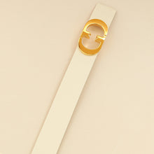 Christian Dior White 30 Montaigne Avenue Belt