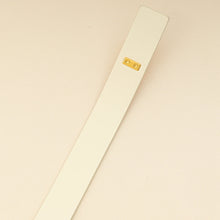 Christian Dior White 30 Montaigne Avenue Belt