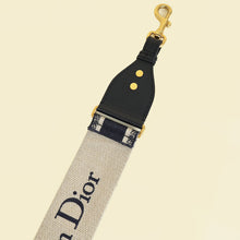 Christian Dior Black Christian Dior Paris Embroidery Shoulder Strap