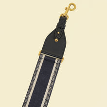 Christian Dior Black Christian Dior Paris Embroidery Shoulder Strap