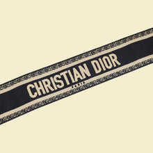 Christian Dior Black Christian Dior Paris Embroidery Shoulder Strap