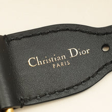 Christian Dior Navy Blue Jacquard Logo Oblique CD Waist Belt