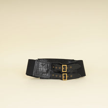 Christian Dior Black Saddle Belt Bag