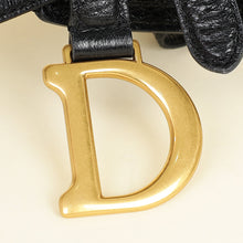 Christian Dior Black Saddle Belt Bag