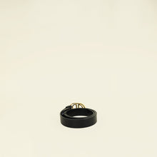 Christian Dior Black 30 Montaigne Cut Out CD 25mm Belt