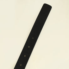 Christian Dior Black 30 Montaigne Cut Out CD 25mm Belt