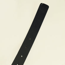 Christian Dior Black 30 Montaigne Cut Out CD 25mm Belt