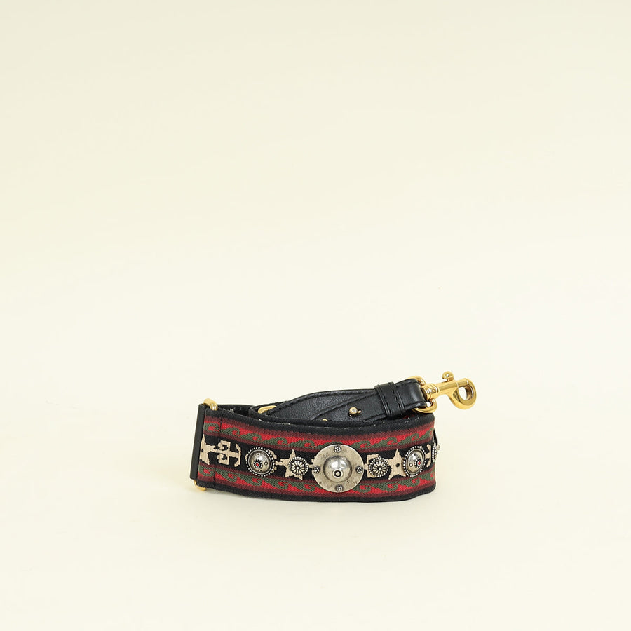 Christian Dior Multicolor Medallion Bag Strap