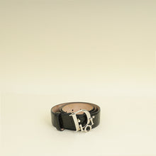 Christian Dior Dark Green Embossed Belt