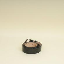 Christian Dior Dark Green Embossed Belt