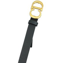 Christian Dior Black Saddle 20mm Belt