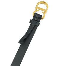 Christian Dior Black Saddle 20mm Belt