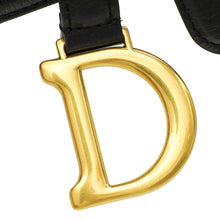 Christian Dior Black Saddle Belt Bag