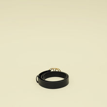 Christian Dior Black 30 Montaigne Cut Out CD Belt