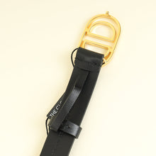 Christian Dior Black CD Cut Out 24mm Belt