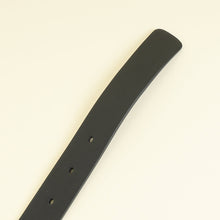 Christian Dior Black CD Cut Out 24mm Belt