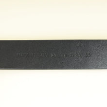 Christian Dior Black CD Cut Out 24mm Belt