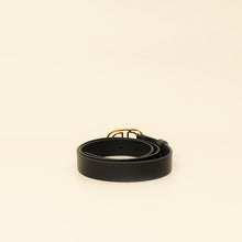 Christian Dior Black 30 Montaigne Cut-Out CD Belt