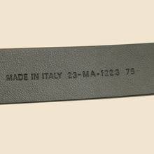 Christian Dior Black 30 Montaigne Cut-Out CD Belt