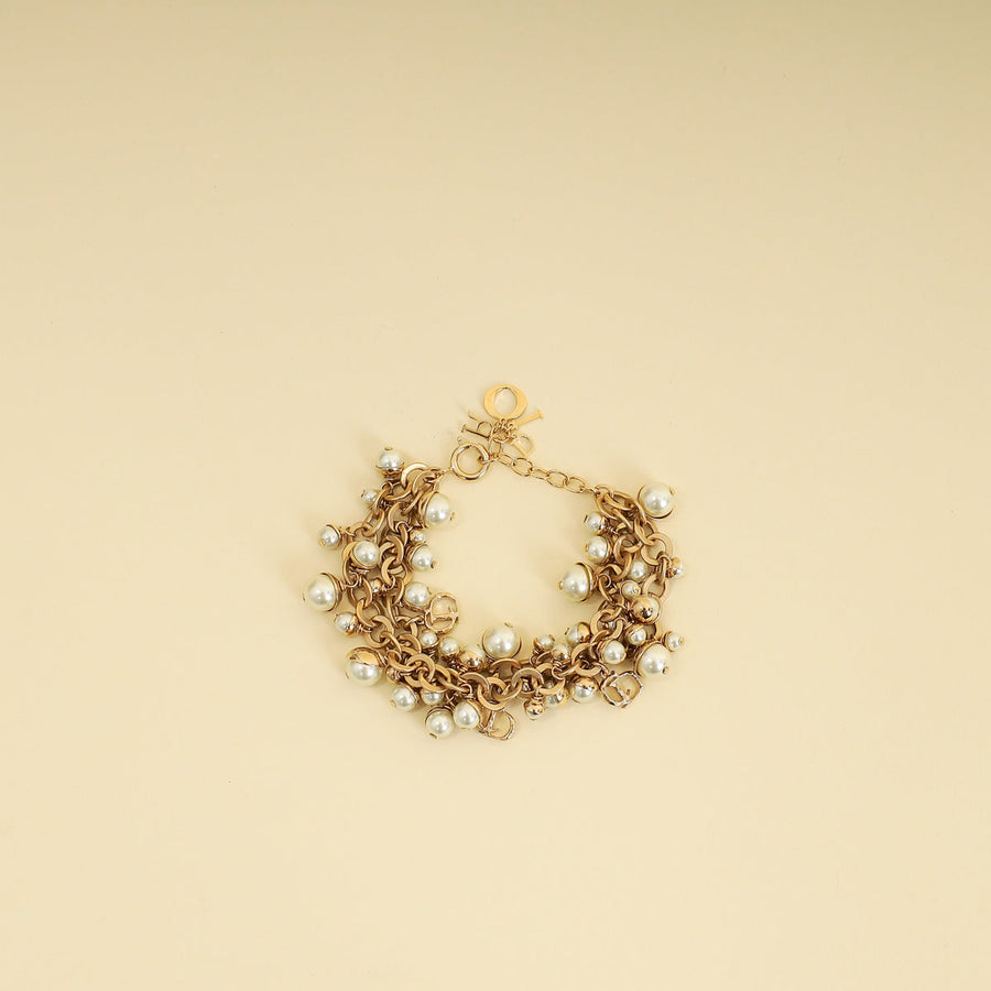 Christian Dior Yellow Gold Mise En Dior Bracelet