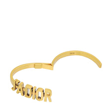 Christian Dior Aged Gold Finish J'Adior Cuff Bracelet