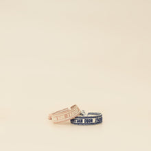 Christian Dior Bicolor J'adior Embroidered Set Bracelet