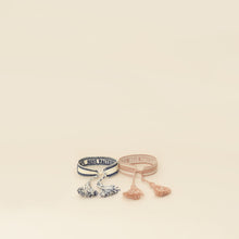 Christian Dior Bicolor J'adior Embroidered Set Bracelet