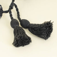 Christian Dior Black J'Adior Embroidered w/ Crystal Friendship Bracelet