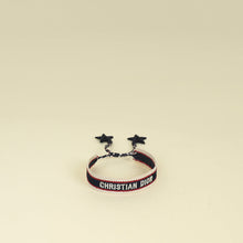 Christian Dior Tricolor Logo Embroidered Friendship Bracelet