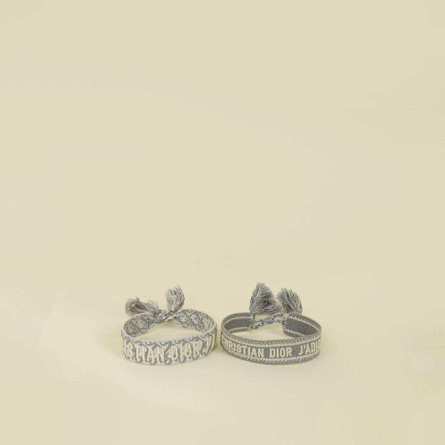 Christian Dior Grey J'adior Friendship Bracelet Set